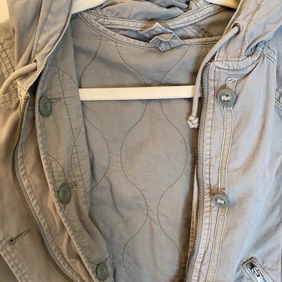 cute green mid waste trench coat - Picture 3 of 6